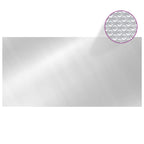 VidaXL Zwembadfolie solar drijvend rechthoekig 10x5 m PE zilverkleurig