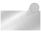 VidaXL Zwembadhoes rechthoekig 1200x600 cm PE zilverkleurig