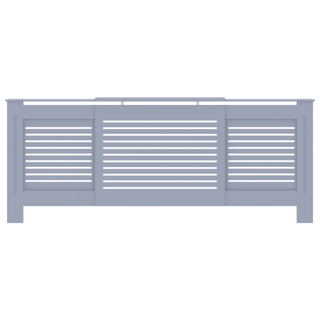 Vidaxl radiatorombouw 205 cm mdf grijs