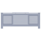 Vidaxl radiatorombouw 205 cm mdf grijs