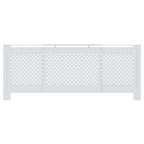 Vidaxl radiatorombouw 205 cm mdf wit