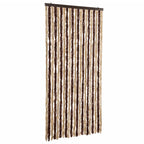 Vidaxl vliegengordijn 90x200 cm chenille beige en lichtbruin