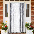 Vidaxl vliegengordijn 118x220 cm chenille grijs en wit