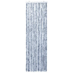 Vidaxl vliegengordijn 56x200 cm chenille zilverkleurig