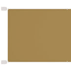 Vidaxl luifel verticaal 60x420 cm oxford stof beige