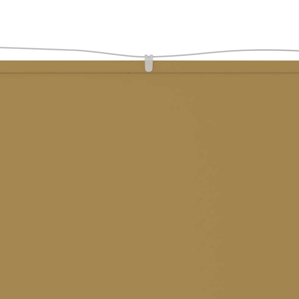 Vidaxl luifel verticaal 60x600 cm oxford stof beige