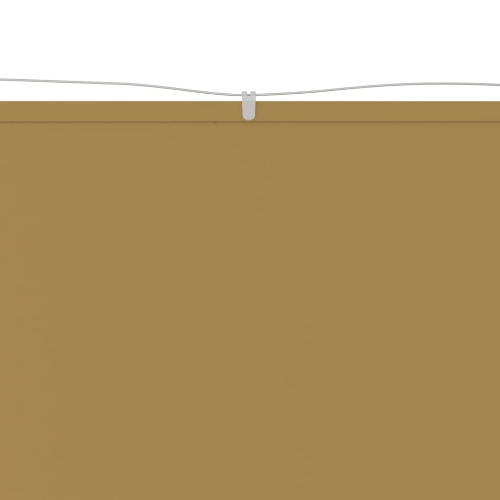 Vidaxl luifel verticaal 100x360 cm oxford stof beige