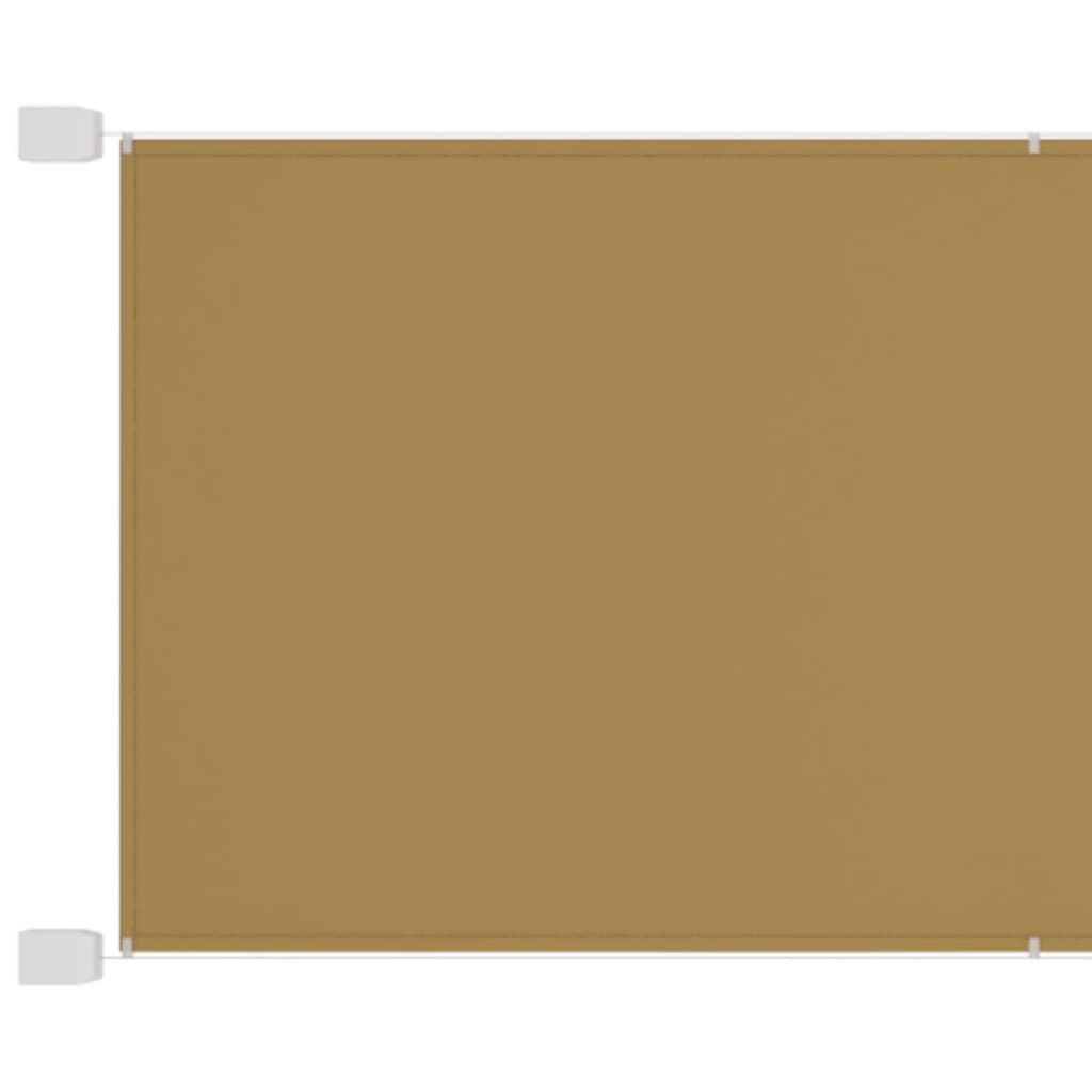 Vidaxl luifel verticaal 100x1200 cm oxford stof beige