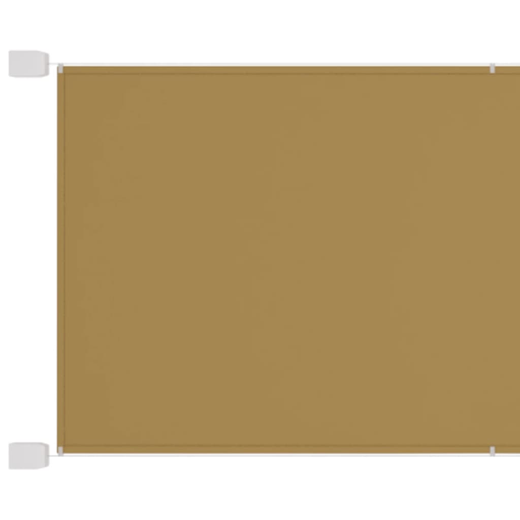 Vidaxl luifel verticaal 140x360 cm oxford stof beige