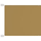 Vidaxl luifel verticaal 140x1000 cm oxford stof beige