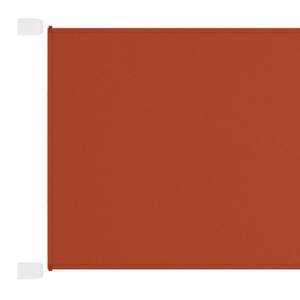 Vidaxl luifel verticaal 60x1200 cm oxford stof terracottakleurig