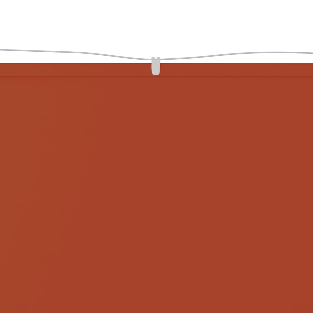 Vidaxl luifel verticaal 60x1200 cm oxford stof terracottakleurig