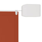 Vidaxl luifel verticaal 100x360 cm oxford stof terracottakleurig