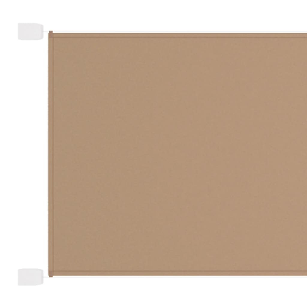 Vidaxl luifel verticaal 60x360 cm oxford stof taupe