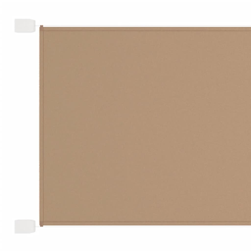 Vidaxl luifel verticaal 60x800 cm oxford stof taupe