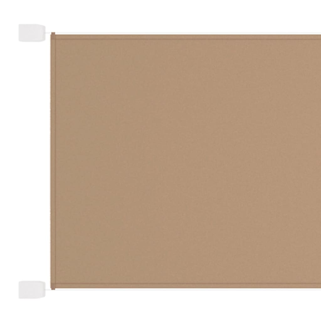 Vidaxl luifel verticaal 60x1200 cm oxford stof taupe