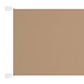 Vidaxl luifel verticaal 100x360 cm oxford stof taupe