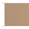 Vidaxl luifel verticaal 100x1200 cm oxford stof taupe