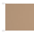 Vidaxl luifel verticaal 140x800 cm oxford stof taupe