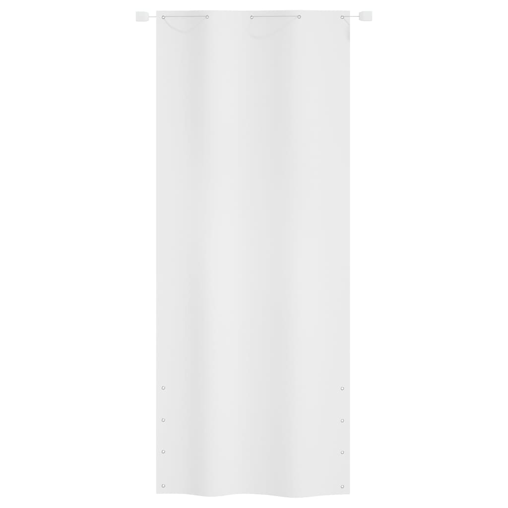 VidaXL Balkonscherm 100x240 cm oxford stof wit