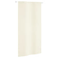 VidaXL Balkonscherm 120x240 cm oxford stof crèmekleurig