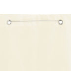 VidaXL Balkonscherm 120x240 cm oxford stof crèmekleurig