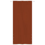 VidaXL Balkonscherm 120x240 cm oxford stof terracottakleurig
