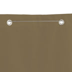Vidaxl balkonscherm 140x240 cm oxford stof taupe