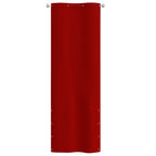 Vidaxl balkonscherm 80x240 cm oxford stof rood