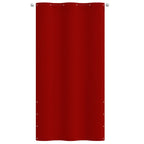Vidaxl balkonscherm 120x240 cm oxford stof rood