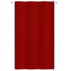 Vidaxl balkonscherm 140x240 cm oxford stof rood