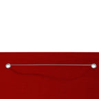 Vidaxl balkonscherm 140x240 cm oxford stof rood