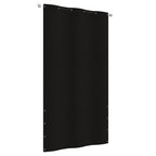 Vidaxl balkonscherm 120x240 cm oxford stof zwart