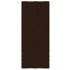 Vidaxl balkonscherm 120x240 cm oxford stof bruin