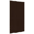Vidaxl balkonscherm 140x240 cm oxford stof bruin