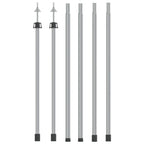 Vidaxl luifelstokken 2 st telescopisch 102-260 cm aluminium