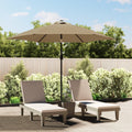 Vidaxl vervangingsdoek voor parasol 300 cm taupe