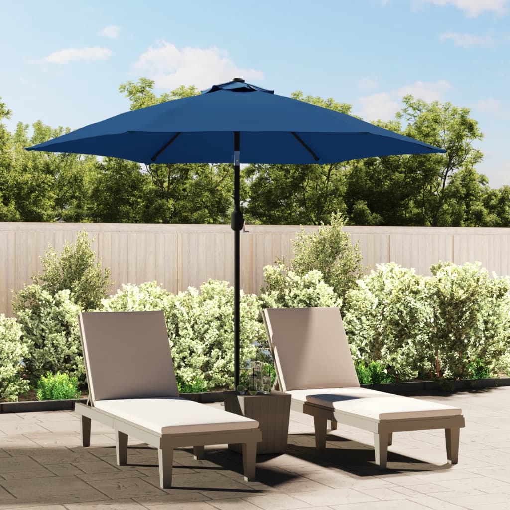 Vidaxl vervangingsdoek voor parasol 300 cm azuurblauw