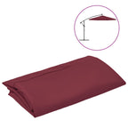 Vidaxl vervangingsdoek voor zweefparasol 350 cm bordeauxrood