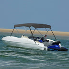 Vidaxl biminitop 3-boogs 183x160x137 cm antracietkleurig