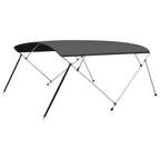 Vidaxl biminitop 4-boogs 243x(230-244)x137 cm antracietkleurig