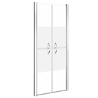 Vidaxl douchedeur 96x190 cm esg halfmat
