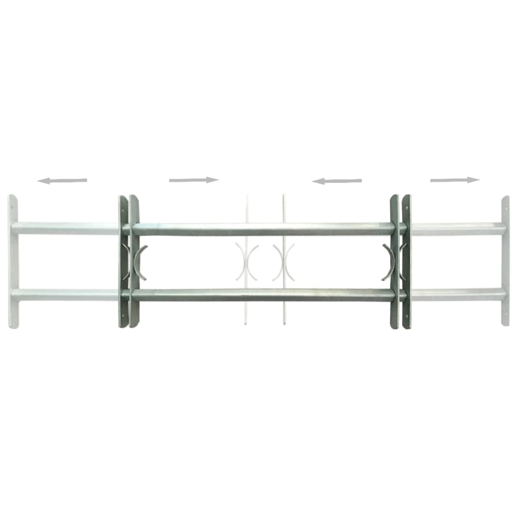 Vidaxl raambeveiligingen verstelbaar 2 st 700-1050 mm