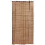 Vidaxl rolgordijnen 2 st 120x220 cm bamboe bruin