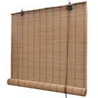 Vidaxl rolgordijnen 2 st 150x220 cm bamboe bruin