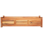 Vidaxl plantenbakken verhoogd 2 st 100x30x25 cm acaciahout
