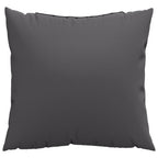 VidaXL Sierkussens 4 st 40x40 cm stof antracietkleurig