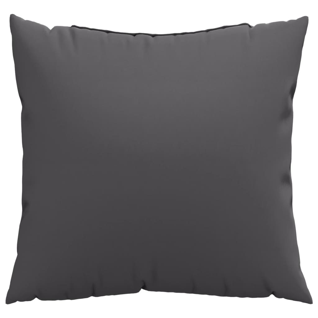 VidaXL Sierkussens 4 st 40x40 cm stof antracietkleurig