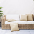 VidaXL Sierkussens 4 st 40x40 cm stof beige