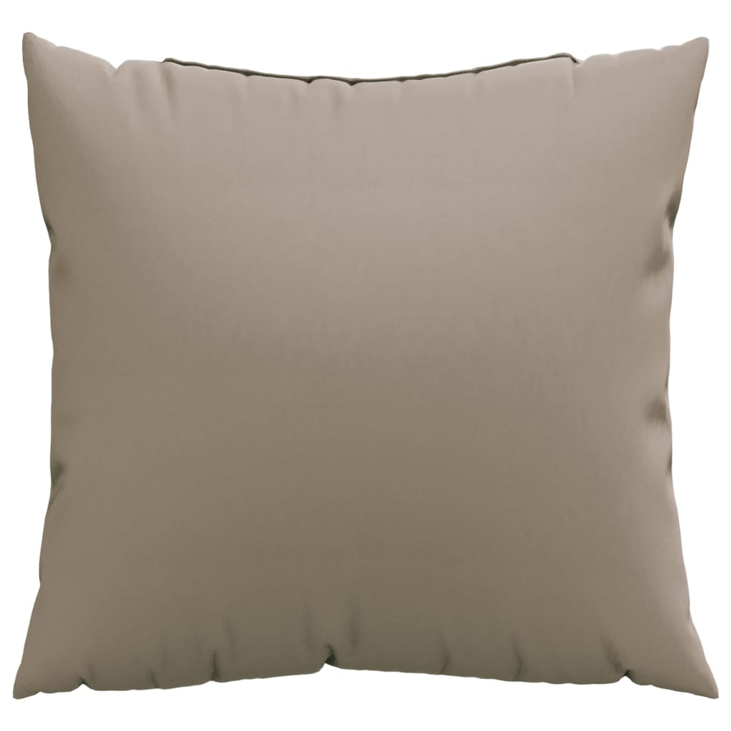 VidaXL Sierkussens 4 st 40x40 cm stof taupe